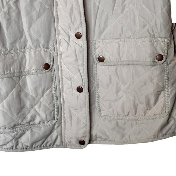 NWT Altar’d State Alpine  Quilted Puffer‎ Comfy Jacket In Champagne Size M - Picture 9 of 12